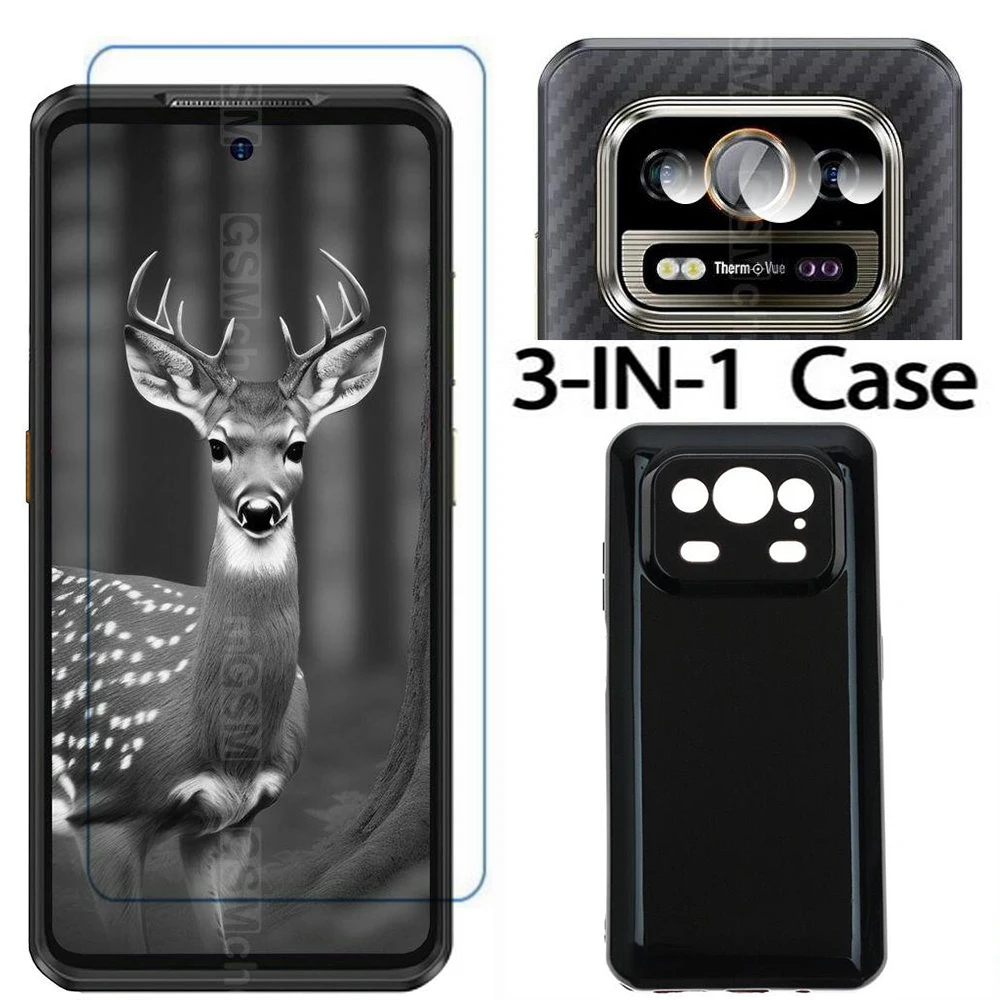 Protective Glass Cover Case on For Ulefone Armor 25T Pro 5G Tempered Glass Screen Protector For Ulefone Armor 25T Pro Film