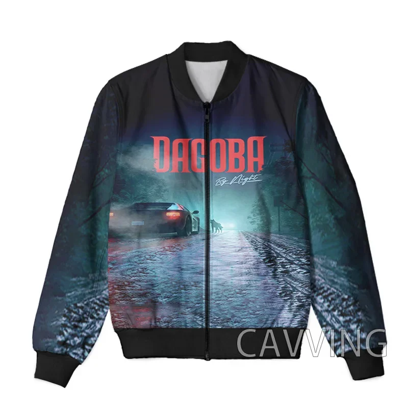 

CAVVING 3D Printed DAGOBA BAND Zipper Bomber Jackets Men Overcoat Mens Coat Zip Up Jackets K01