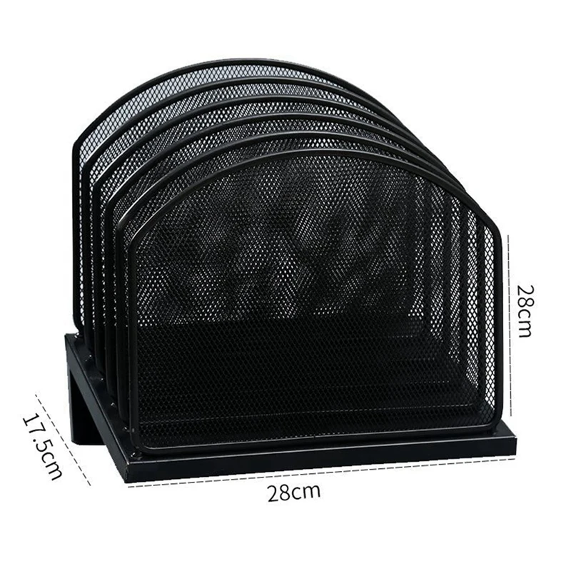 مجلد ملف عمودي عمودي للمكتب والفصول الدراسية ، منظم مكتب مع دعم 5 أقسام