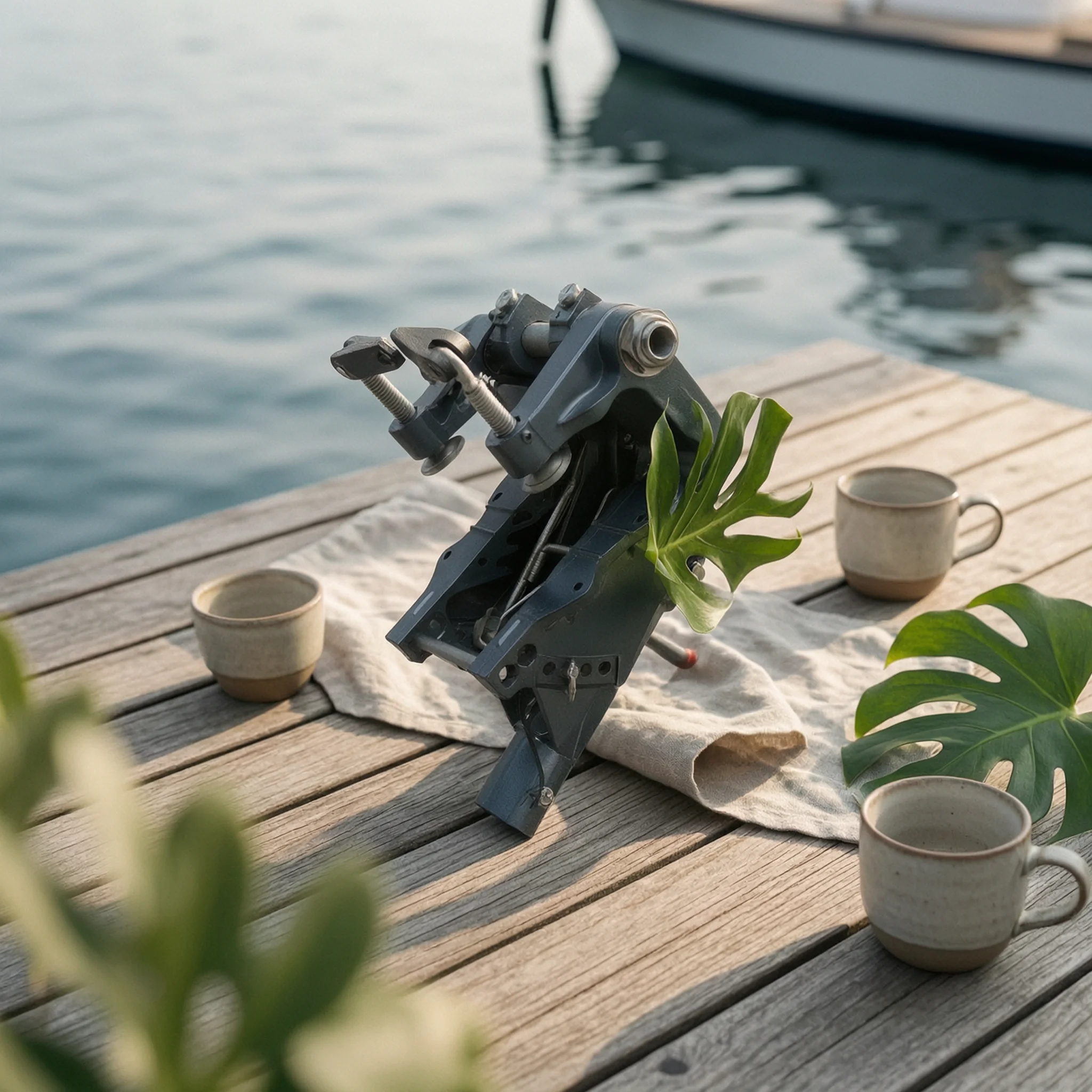 Swivel Bracket with Transom Clamp Assembly Functional Transom Clamp Assembly Outboard Swivel Bracket Hinged Mount