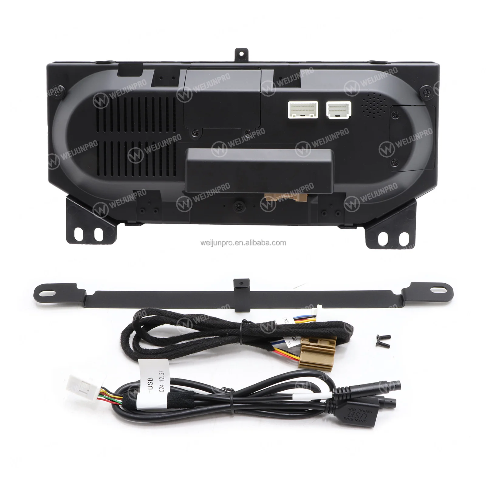 WEIJUNPRO groupe numérique 12.3 LCD Cockpit virtuel lecteur DVD de voiture pour Jeep Wrangler JL tableau de bord écran de compteur de vitesse