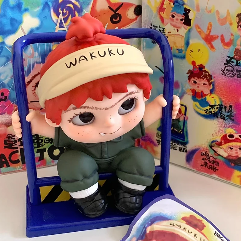 

Wakuku «Назад в детство» с серией Wakuku, слепая коробка, аниме, периферийные устройства, настольный орнамент, коллекционная модель, игрушка Gk, подарки для детей