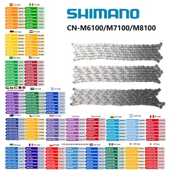 시마노 SLX M7100 M6100 M8100 12 속도 체인 118/126 링크 산악 자전거 자전거 체인 CN M7100 MTB 12 속도 퀵 링크 포함
