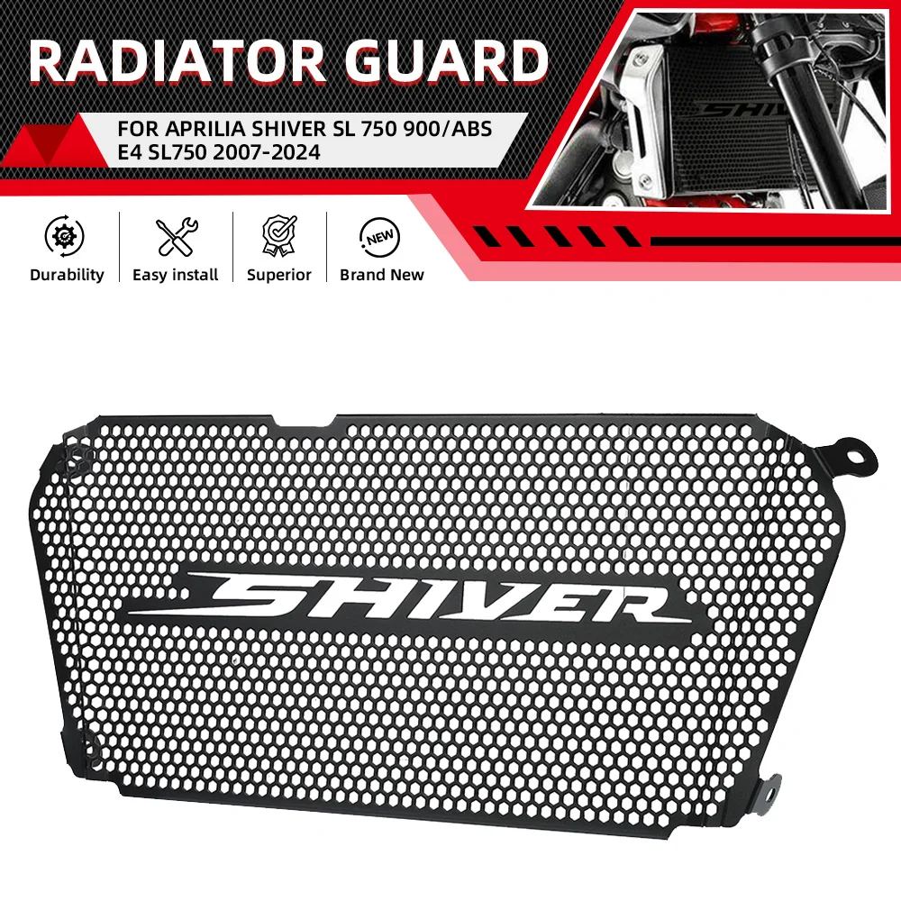 

For Aprilia Shiver SL 750 900/ABS E4 SL750 2007-2024 Motorcycle Radiator Protective Cover Grille Guard Cover Protector Fuel Tank