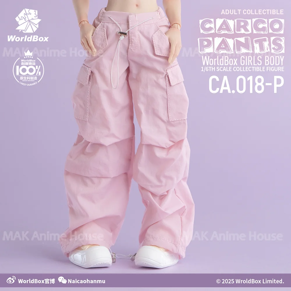 Worldbox CA018 1/6 مستقيم ركاب السراويل العمل غير رسمية الملابس ملحق نموذج صالح 12 ''ذكر أنثى الجندي عمل الشكل الجسم #6