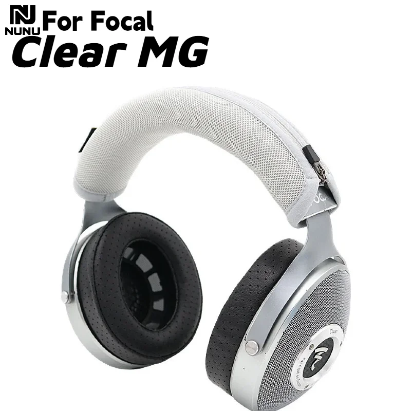 

NUNU Comfortable Zipper head beam protective cover For Focal Clear MG Headphones Head Beam Sleeve Cover
