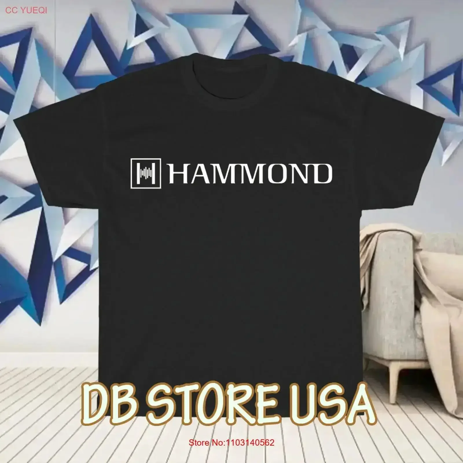 New Hammond Organ Logo T Shirt Funny Size S to 5XL vintage Washed Casual Versatile designer clothes fashion Comfortable