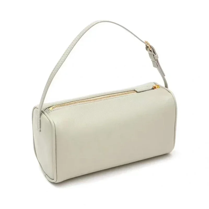 Sac porte-stylo en cuir de vachette pour femme, petit sac carré, sac à main souple, daim, sous les bras, élégant, design célèbre, tendance, 2024