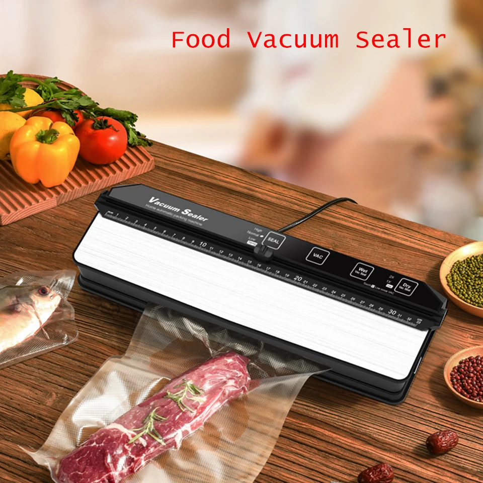 

Electric Vacuum Sealant Packaging Machine Professional Food Vacuum Sealer Widen Double Pump Thermal Sealing for FoodPreservation