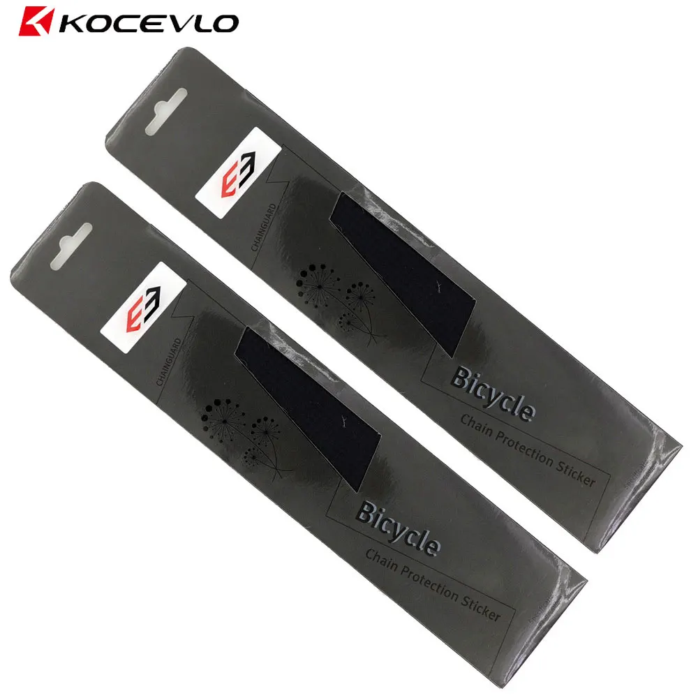 KOCEVLO Stiker Perlindungan Rantai Sepeda MTB Pelindung Bingkai Tahan Gores Penutup Pelindung Rantai Sepeda Jalan
