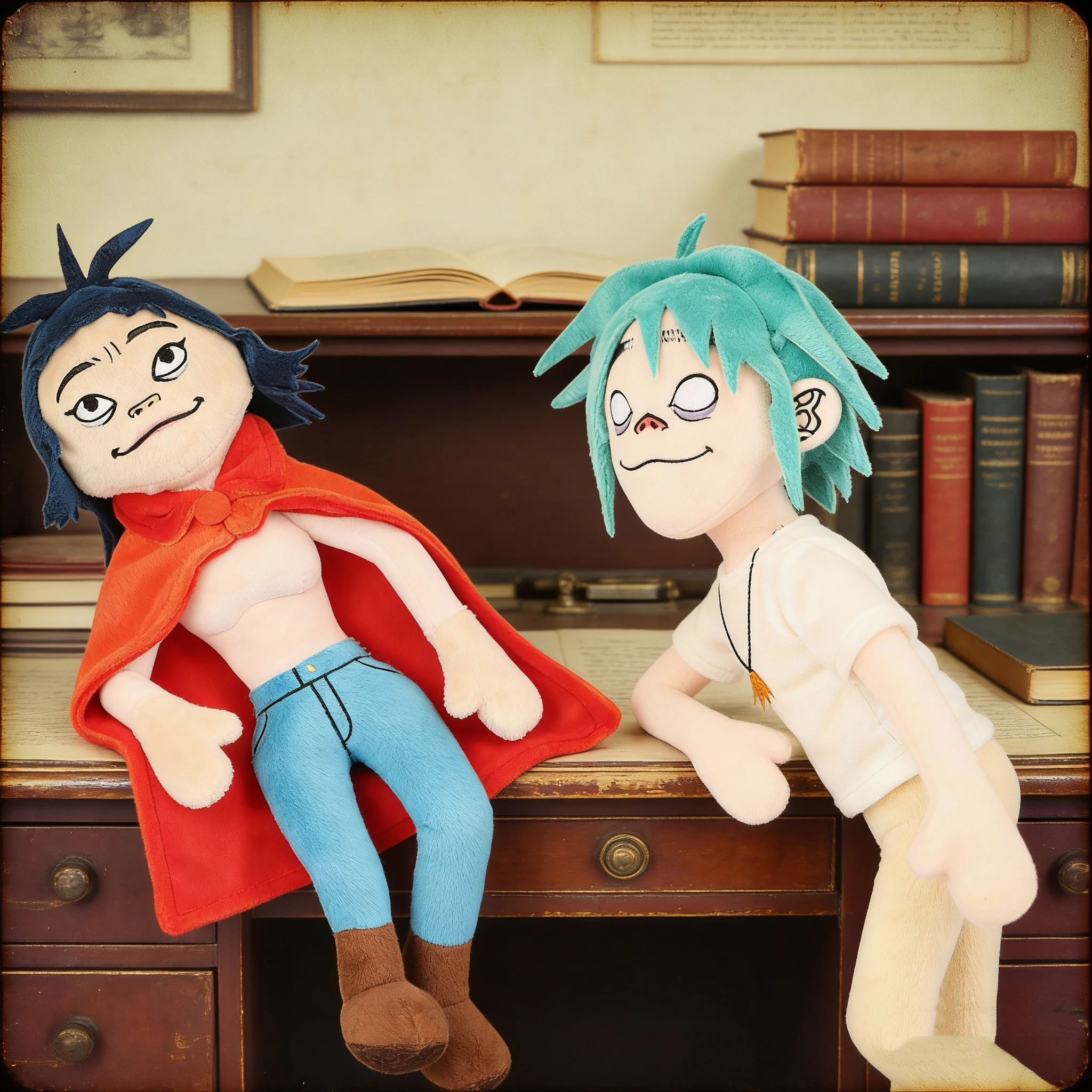 

Очаровательная плюшевая игрушка Gorillaz Noodle: мягкая мультяшная кукла, подушка для дома, подарок для детей