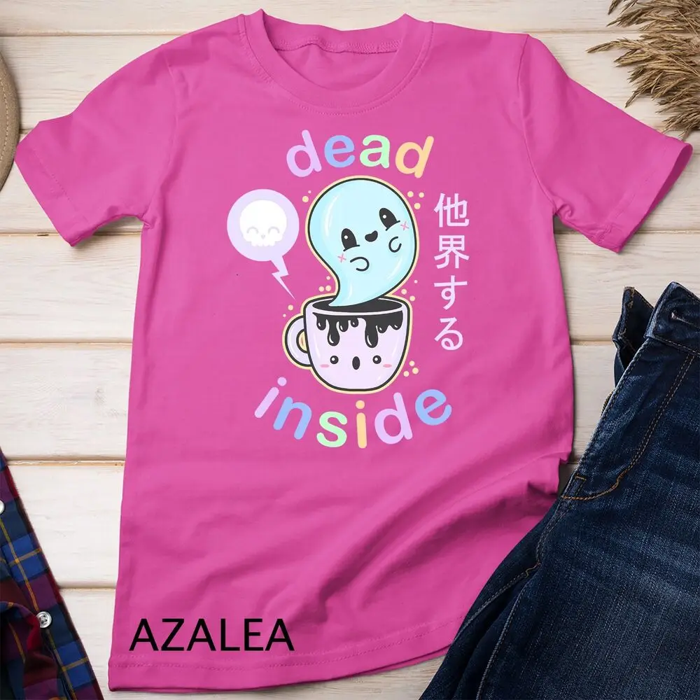 Pastel Goth Dead Inside Coffee T Shirt - Creepy Kawaii Gift T-Shirt Unisex