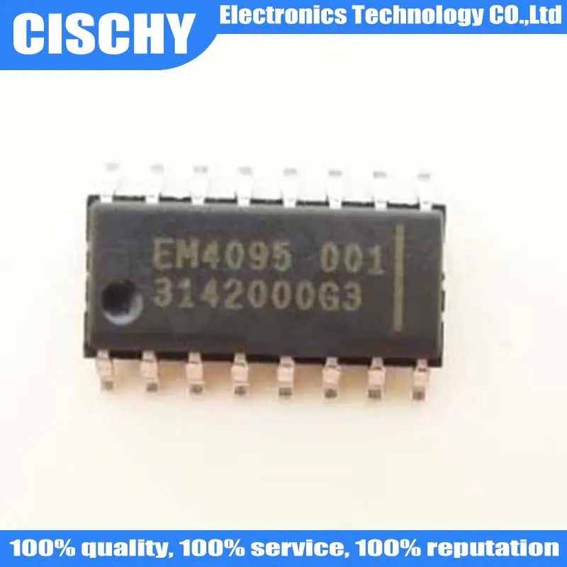 1pcs/lot EM4095001 SOP EM4095 EM4095HMS016A SOP-16 Card reader chip In Stock