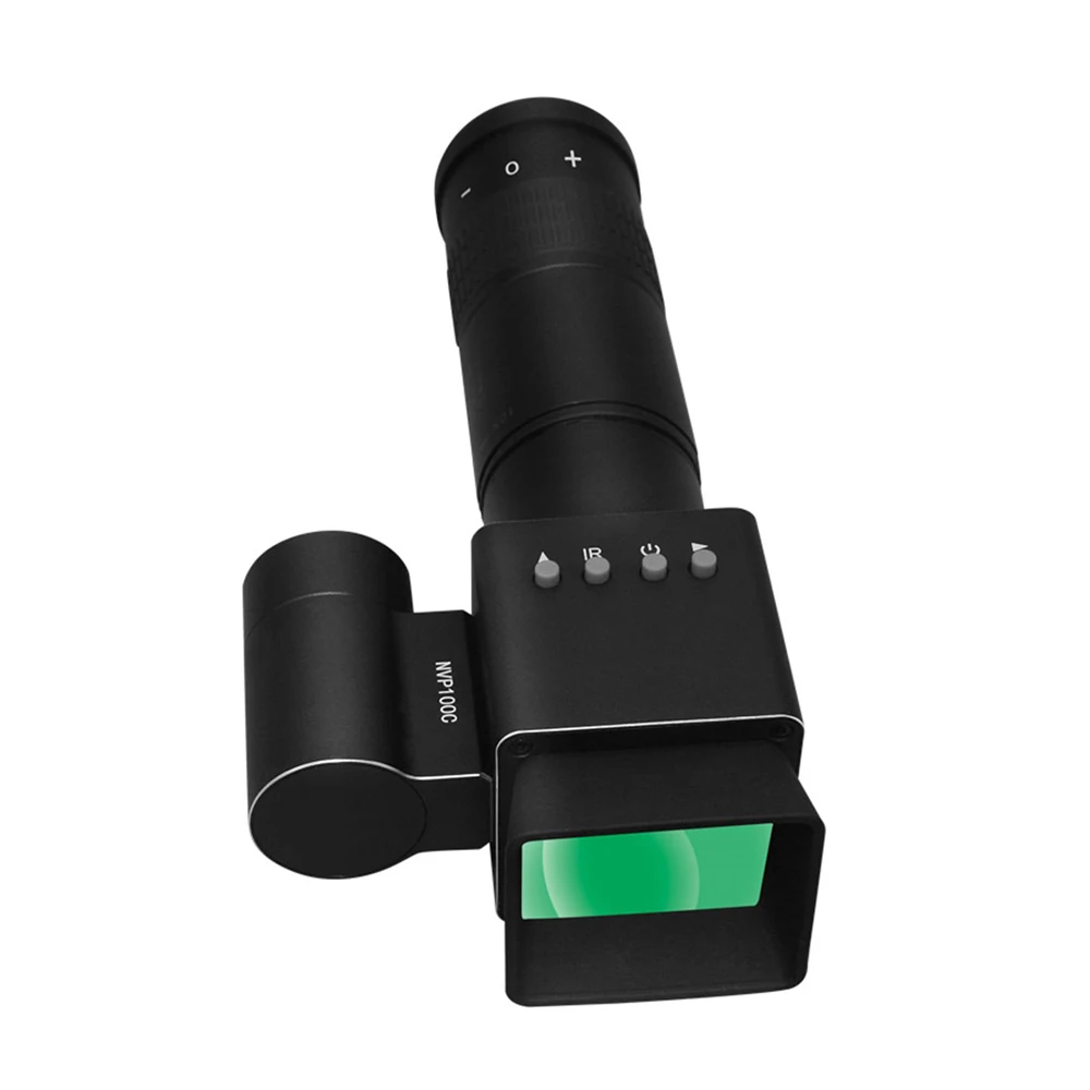 Ponbos NVP100C metales visión nocturna alcance 1080P HD impermeable infrarrojo Monocular telescopio cámara para caza Camping