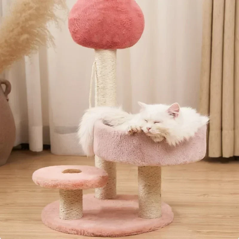 

Netflix Models Cat Tree Scratching Board Climbing Frame Multifunctional Nest Toys Small Does Not Take Up Space Jumping Platforms