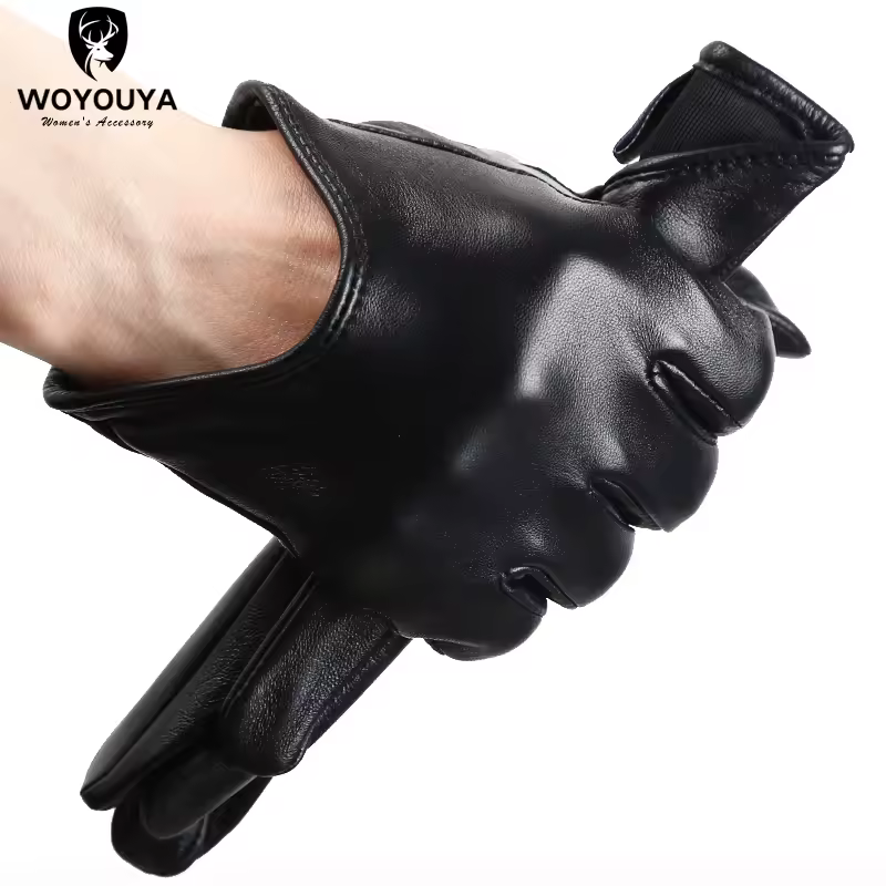 Fashion color Apparel Accessories women's leather gloves,comfortable short Women mitten,warm winter gloves women-2001 - Image 15