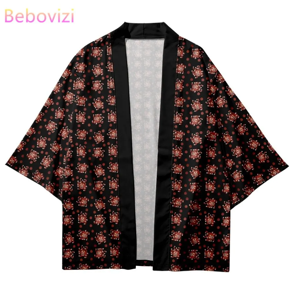 

Fashion Print Oversized Shirt Japanese Traditional Haori Women Men Beach Yukata Streetwear Cardigan Kimono Asian Clothing