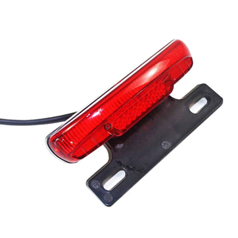 

1 Pc Led Tail Light 10mm Ultra-thin Waterproof Design Tail Light Electric Bicycle Brake Lights Running Lights 48V Rear Light