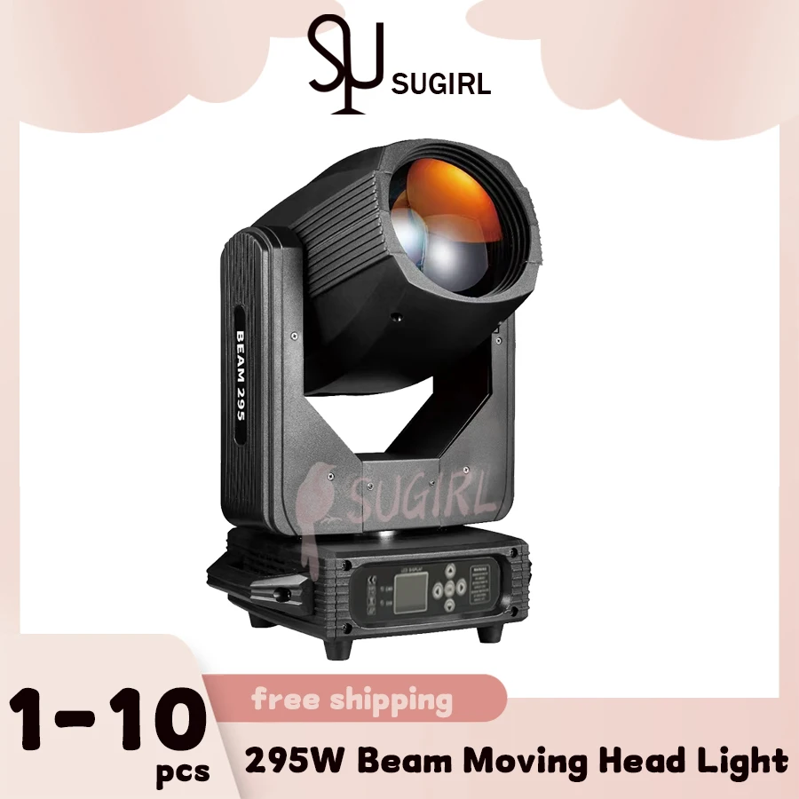 

295W Moving Head Beam Light Professional Stage Facet Prism Effect Lighting For Wedding DJ Disco DMX512 Control 0Tax ALL-NEW HOT