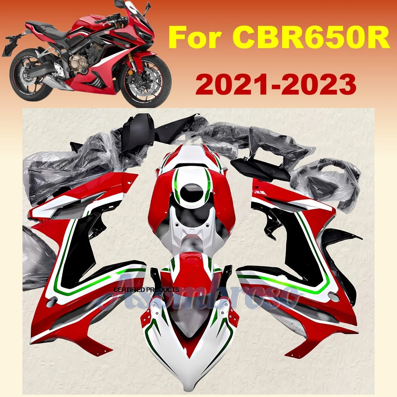

New For Honda CBR650R 2019 2020 2021 2022 2023 Sportbike Fairing kit CBR650 Bodywork Rebuild fairings