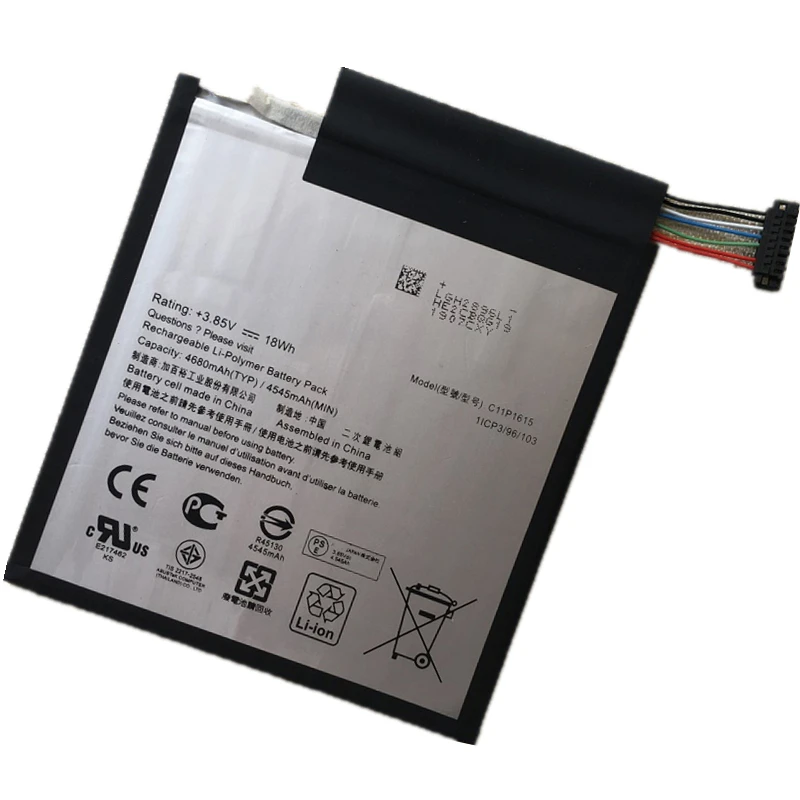 Imagem -06 - Supstone C11p1615 1icp3 96 103 Bateria do Portátil para Asus Zenpad Z8s P00j Zt582k Tablet