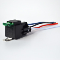 1Set 4-Pin Car Relay 12V DC With Socket Base/Wires/Fuse 30A  Automobile Control Device With Line High Quanlity