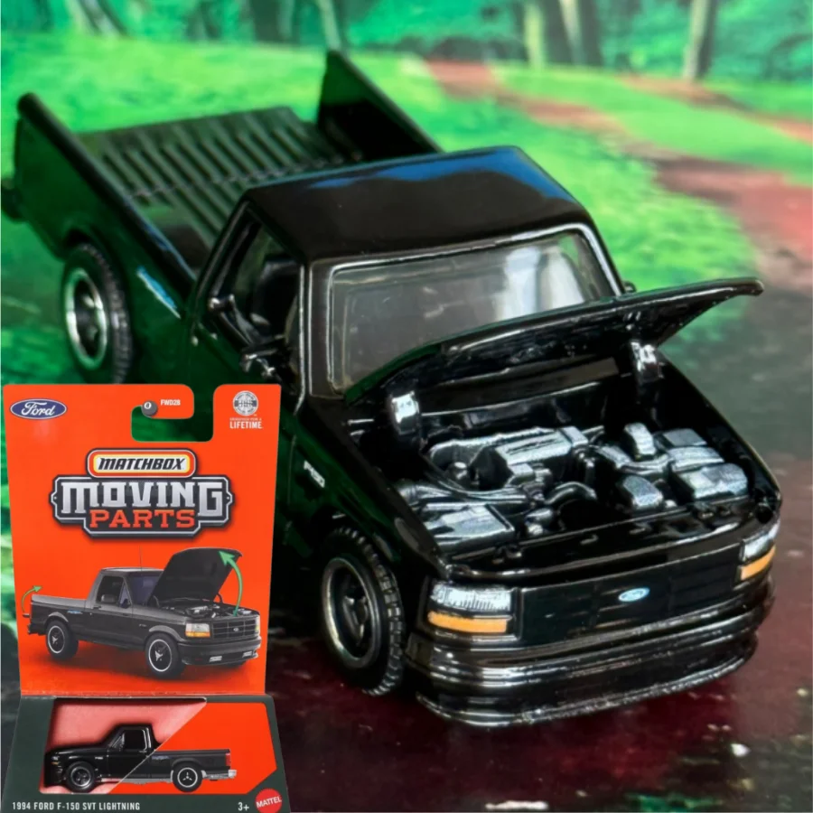 

Matchbox 1:64 FWD28 1994 Ford F-150 SVT Lightning Pickup Diecast Car Opening Doors & Hood Moving Parts Adult Collectible Gift