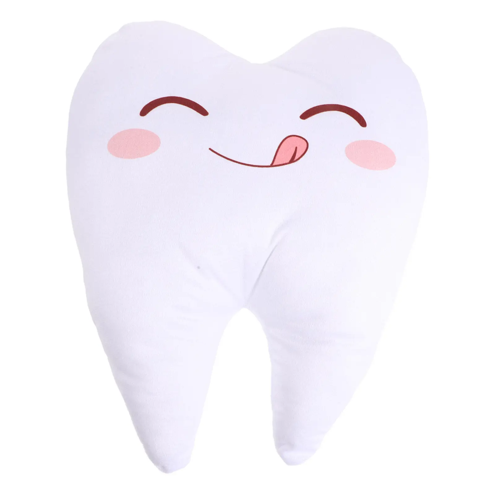 

12 Inch Cartoon Tooth Pillow Soft for Children Home Office Travel Comfort Keepsake Gift for Lost Teeth Remembrance