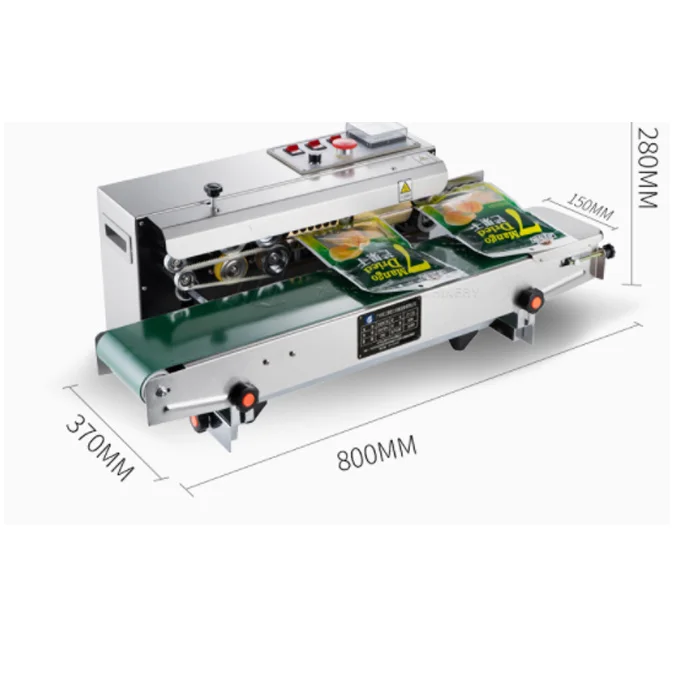 آلة ختم الحرارة الكهربائية لفيلم بلاستيكي المستمر لحقيبة بلاستيكية من رقائق الألومنيوم #4