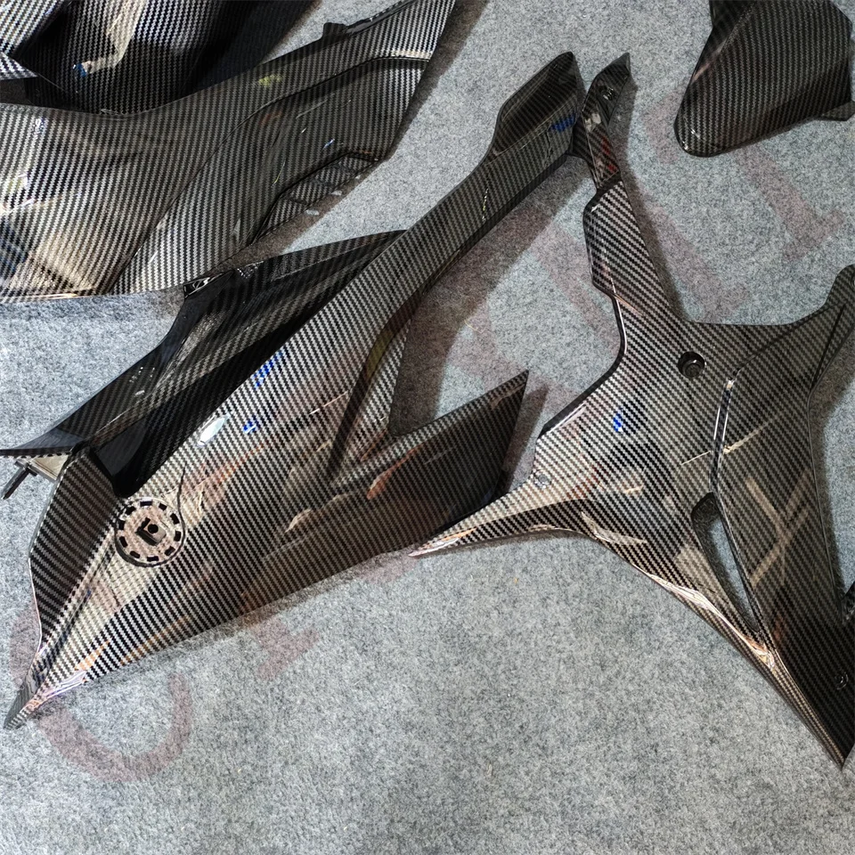 مجموعة هدايا الدراجة النارية اللامعة من ألياف الكربون لسيارات BMW S1000RR S1000 RR 2019-2022 أجزاء انسيابية S 1000 19-22 غطاء بلاستيكي لإطار الجسم #5