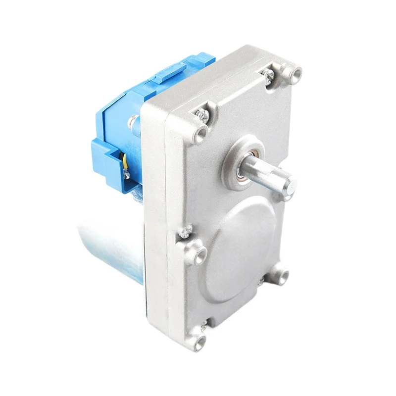 1PCS Gearbox Auger Motor for Wood Pellet Heating Stove 65TYD 64TYD Round/D Shaft 2-5RPM Feeding Gear Reduction Motor