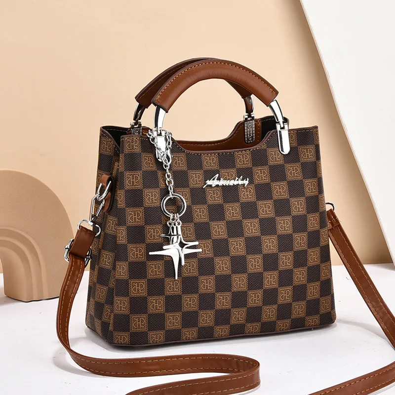 

Elegant Exquisite Print Women's Bag High-quality Women's Shoulder Bag New Square Women's Handbag Quality Exquisite Crossbody Bag