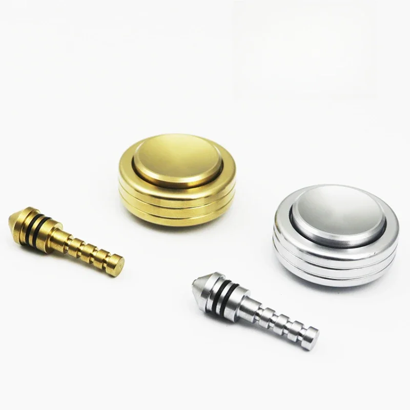 Lidar com fidget spinner metal girando ponta superior giroscópio de aço inoxidável edc aliviar o alívio do estresse reduzindo brinquedo anti ansiedade crianças