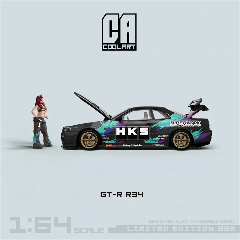 

COOL ART 1:64 R34 Limited999 Model Car