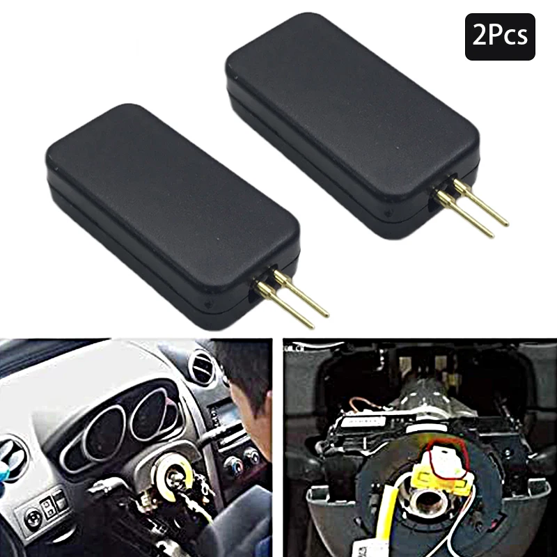 

2Pcs Air Bag Scan Resistance Tools Universal Car SRS Airbag Simulator Emulator Resistor Bypass Fault Inspection Diagnostic Tool