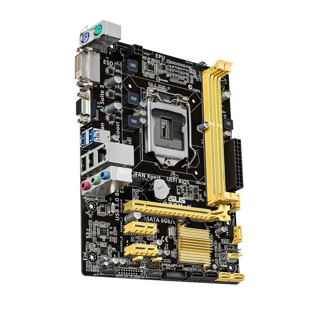 Asus B85M-K základní deska podpora jádra i7/core i5/core i3/pentium/celeron LGA1150 2xddr3 1600mhz 16gb uatx H85 základní deska