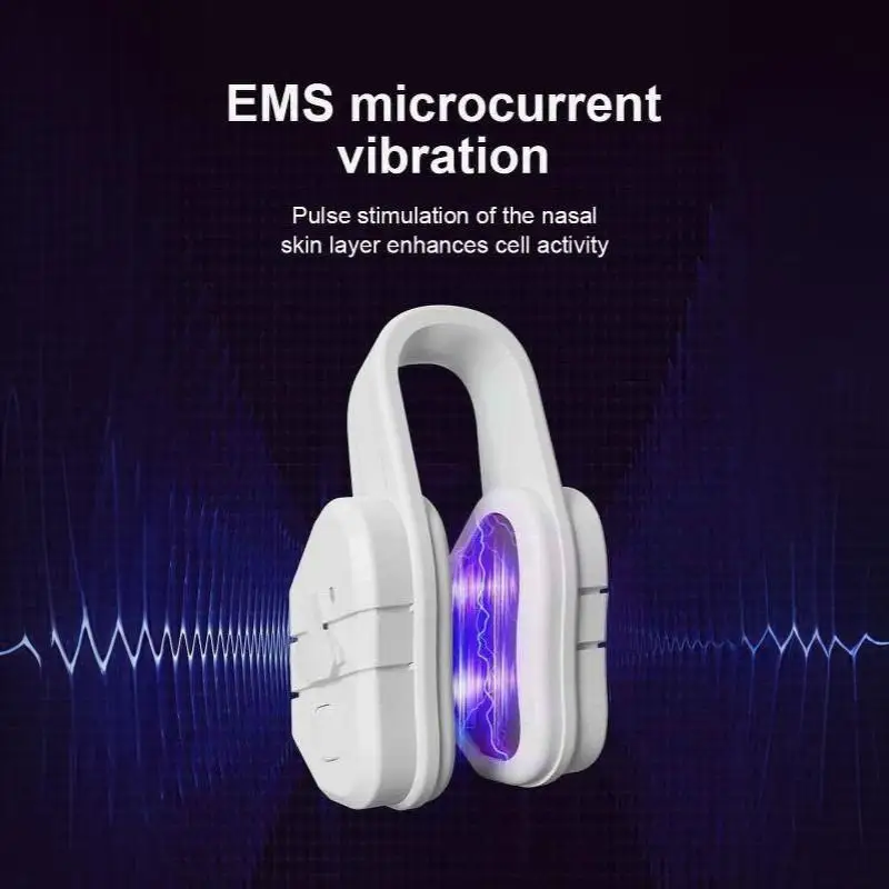 1Pcs High Nose Bridge Silicone Sculpting Vibration Silicone Lifting Beauty Massager Tool EMS Micro-current Nose Lifter