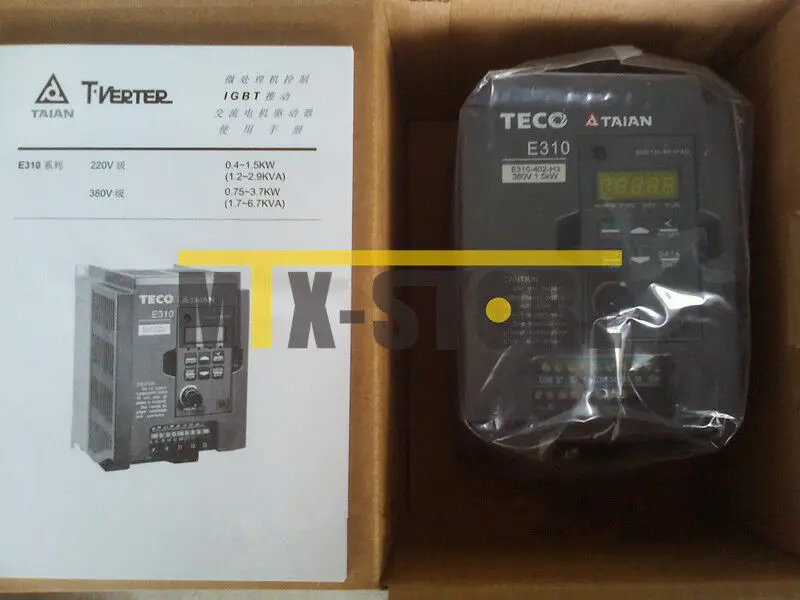 

1pcs New Teco Inverter E310-402-H3 1.5KW 380V