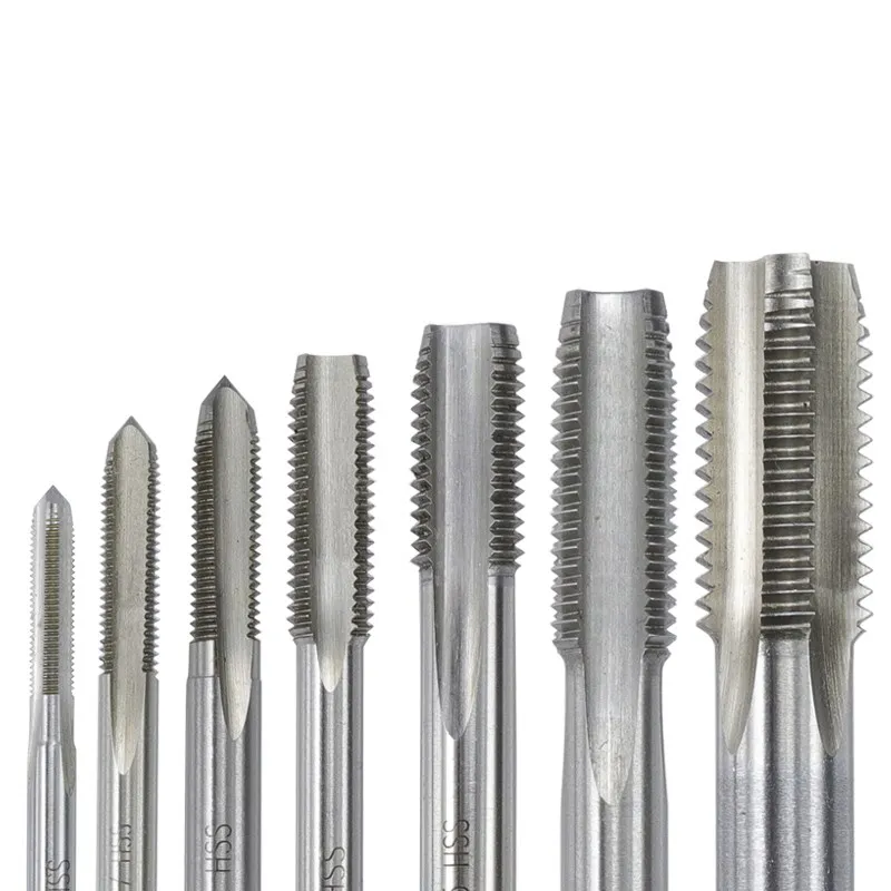 XCAN HSS Steel Screw Tap ST Right Hand Machine Plug Tap M2/M2.5/M3/M6/M10/M12/M14 Metric Tap Hand Tools