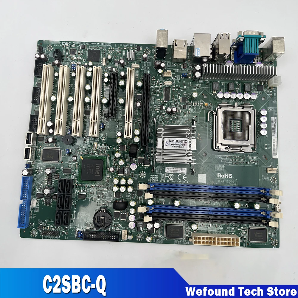 Server Motherboard For Supermicro LGA775 5*PCI C2SBC-Q