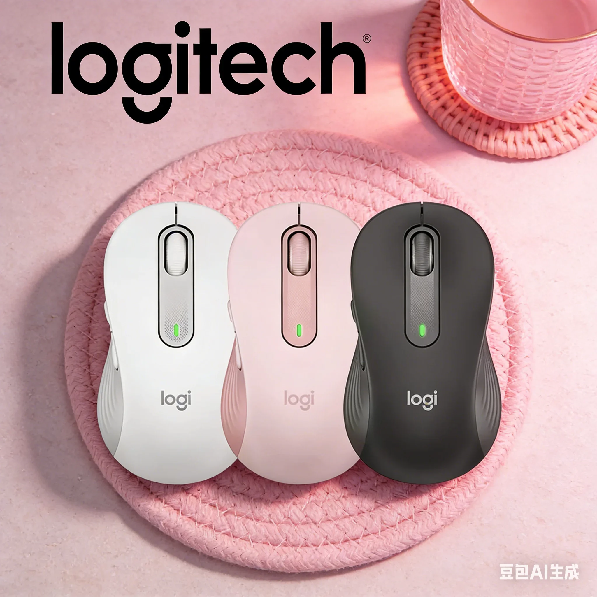 

Ультрапортативная беспроводная мышь Logitech M650/M650L, двухрежимная Bluetooth, бесшумная для офиса и путешествий