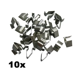 10x Metal Trim Panel Clips Seat 16mm Boot & Tailgate Interior Lining 3B9867289 4A0867276B For A1 A3 A4 A5 A6 A7 Q 3 Q 5 Q 7 TT