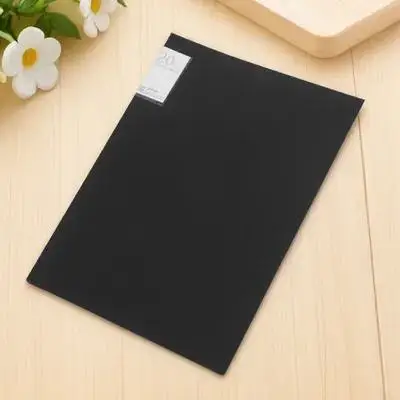 

Display Folder Document Storage Organizer Plastic File Folder Reusable for Office School Conference Presentation Binder