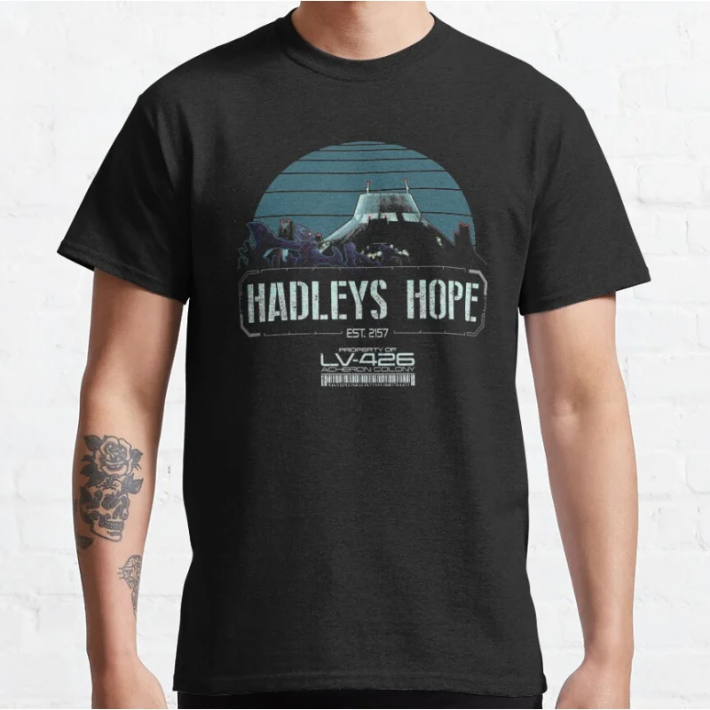

Hadley Hope LV-426 sci fi Alien Horror aliens movie scary Space Monster Xenomorph Graphic T Shirts large size Adult tops S-6XL