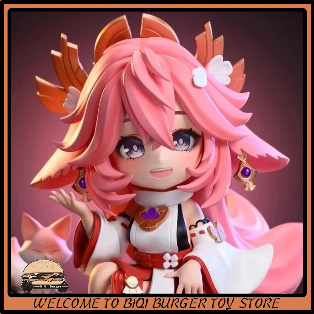 

Genshin Impact Game Figure Q Version Yae Miko Figurine 16cm Yae Miko Figures Model Pvc Statue Doll Collection Decoration Toys