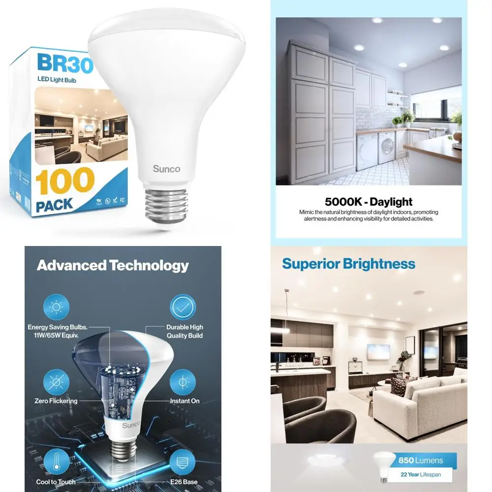 Led BR30 100 Pack R… - image