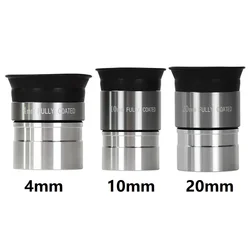 1.25 Inch Astronomical Telescope Eyepiece Fully Coated Optical Glass Monocular Telescope Eyepiece 4mm,10mm,20mm Eyepiece