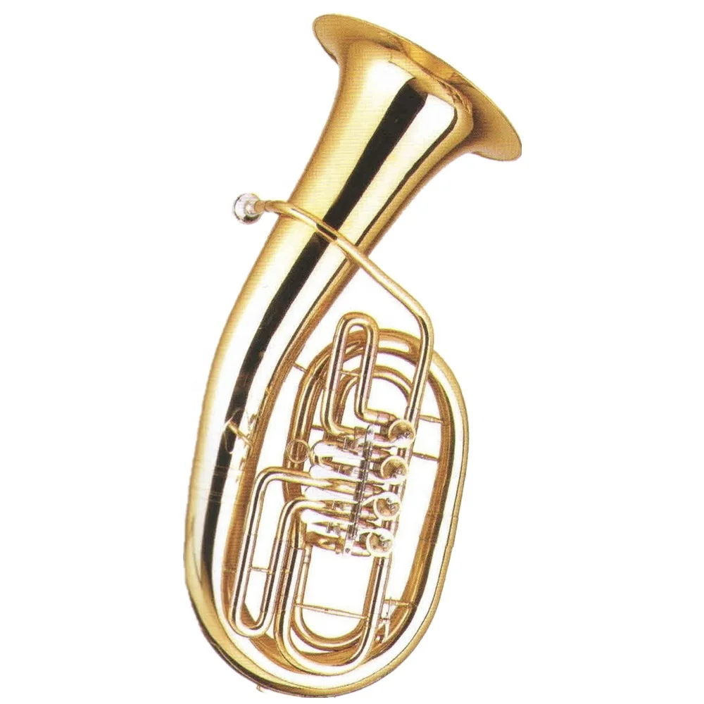 

Gold lacquer High Grade 4 Rotary keys Euphonium