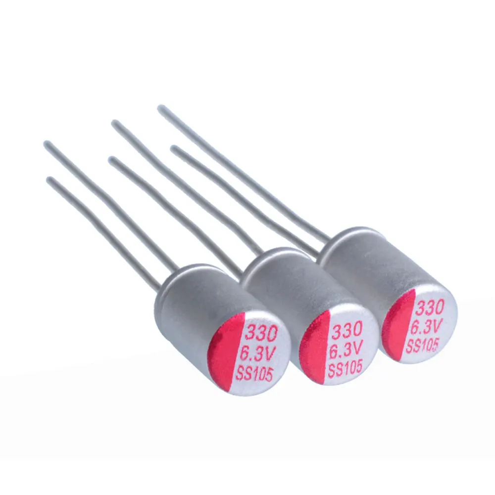 10 قطعة بوليمر الصلبة مكثف 35V 10 فائق التوهج 47 فائق التوهج 68 فائق التوهج 100 فائق التوهج 220 فائق التوهج 330 فائق التوهج 470 فائق التوهج 680 فائق التوهج 820 فائق التوهج 1000 فائق التوهج DIP الصلبة مُكثَّف كهربائيًا