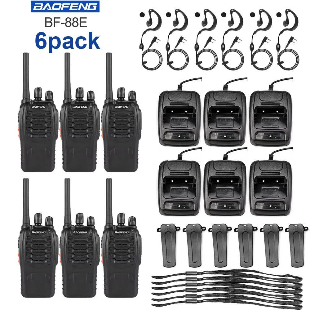 

Baofeng BF-88E Original Walkie-Talkie 5W 10KM Two-Way Radio with Data Cable Ultra-Long Standby Ideal for Road Trips